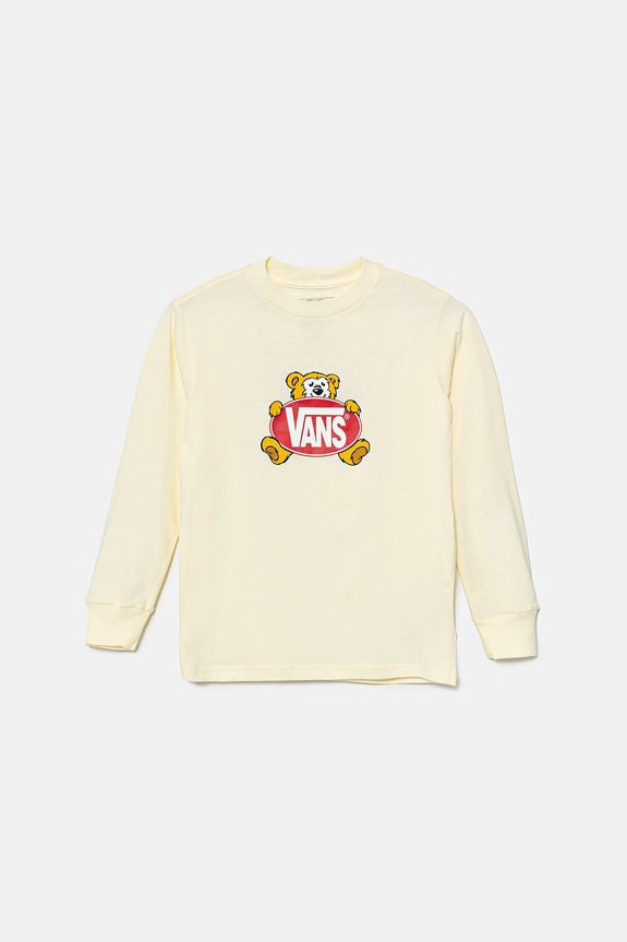 Vans gyerek pamut hosszú ujjú felső Cuddle Bear pamut sárga VN000MG7E301