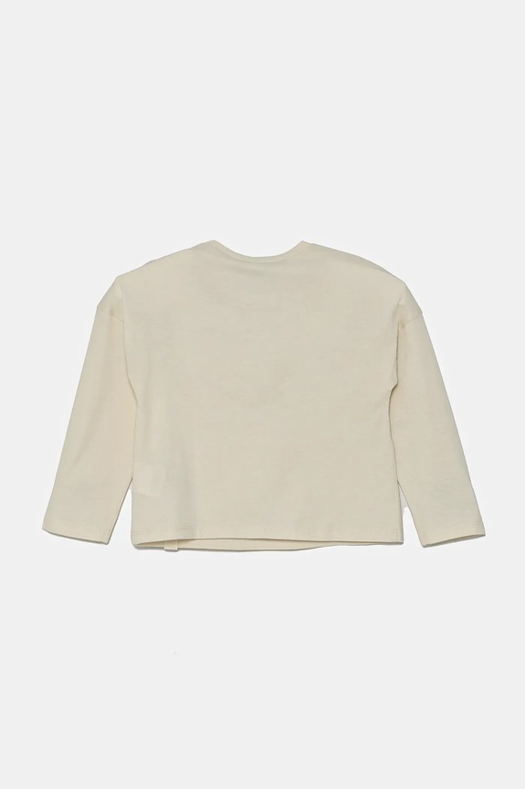 United Colors of Benetton longsleeve in cotone bambino/a 3I1XG10IL.P.Seasonal beige SS25