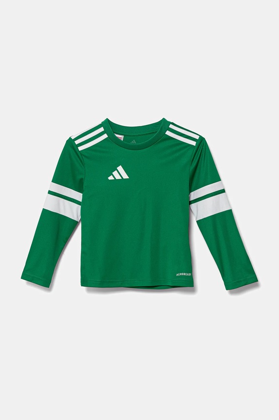 adidas Performance longsleeve dziecięcy JN7491 zielony SS25