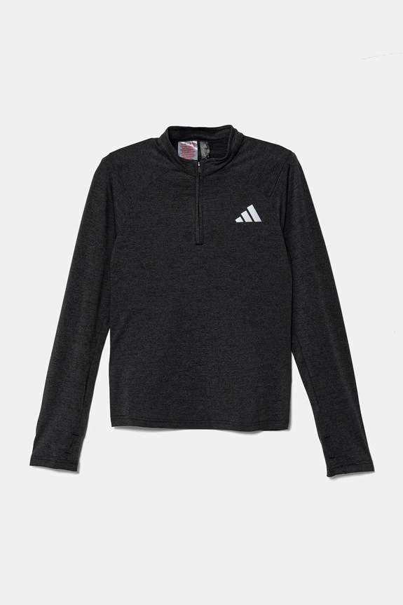 Dječja majica dugih rukava adidas JD0127 siva SS25