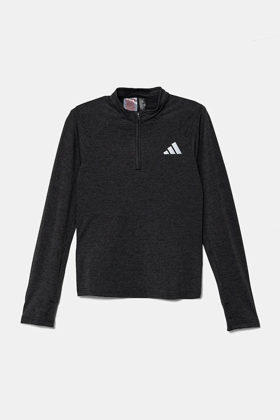 Dječja majica dugih rukava adidas JD0127 siva SS25