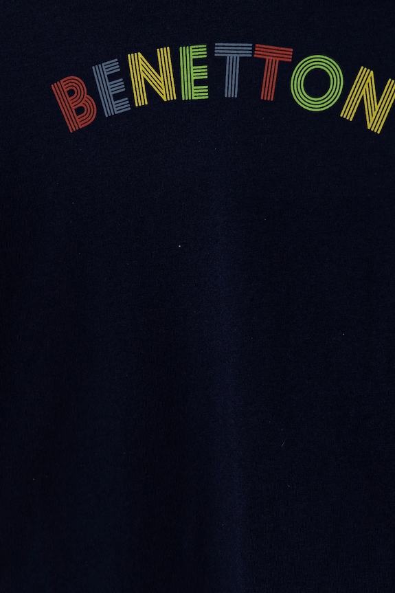 Chłopiec United Colors of Benetton longsleeve bawełniany dziecięcy 3I1XG10HS.P.Seasonal granatowy