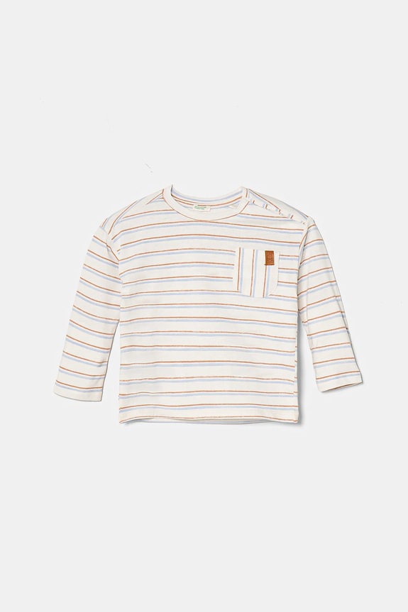 United Colors of Benetton longsleeve in cotone bambino/a prodotto per bambini beige 3H12A1064.W.Seasonal