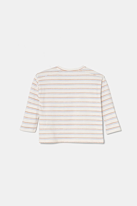 United Colors of Benetton longsleeve in cotone bambino/a 3H12A1064.W.Seasonal beige SS25