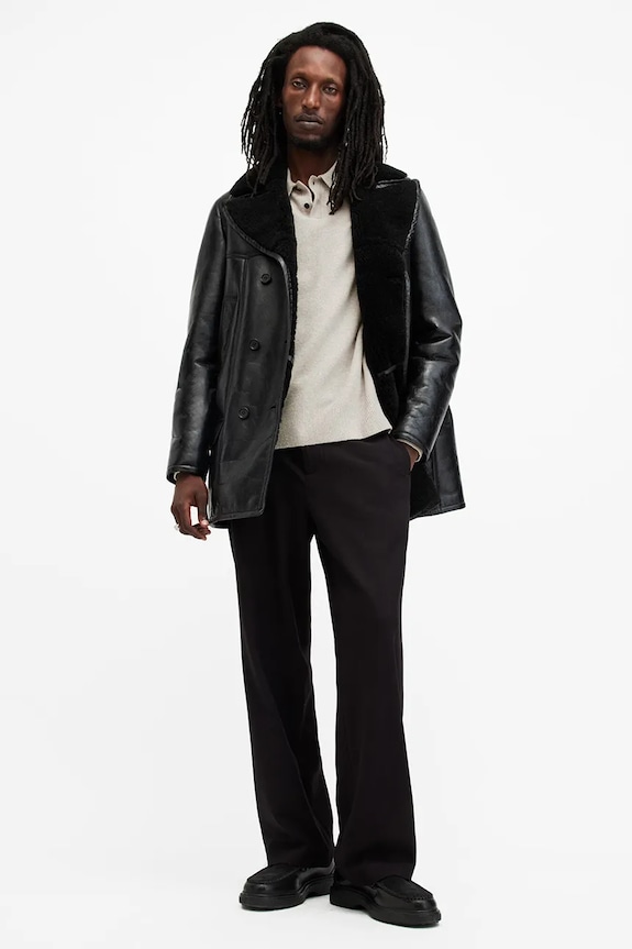 AllSaints sweter z domieszką wełny STATTEN M038KA