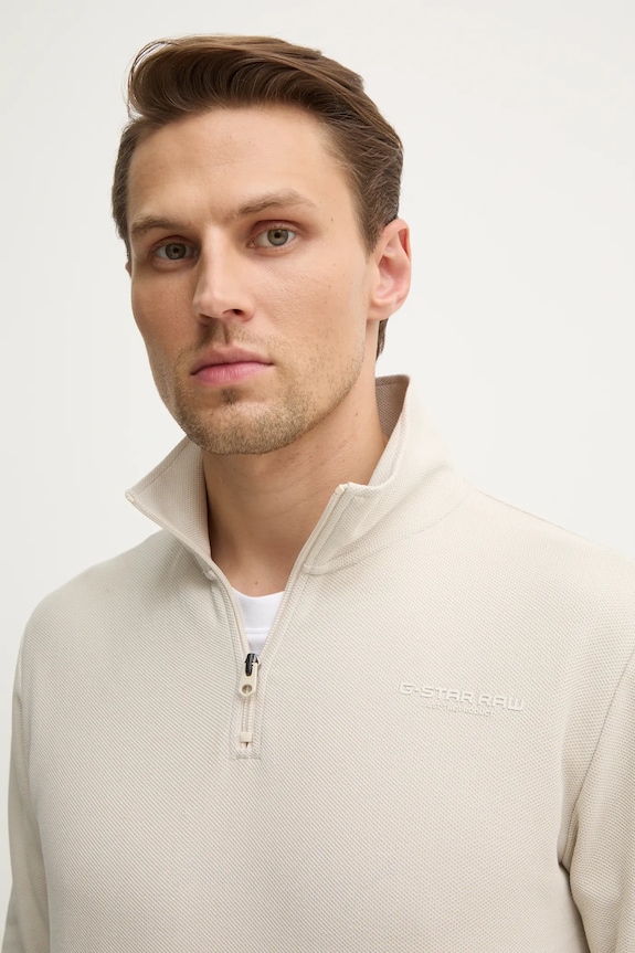 G-Star top a maniche lunghe in cotone beige D26452.D617