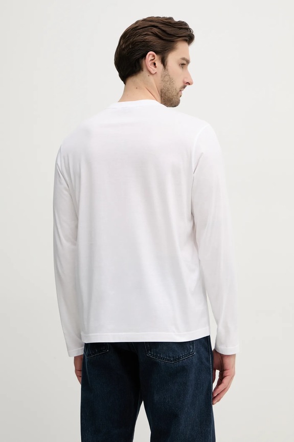 Odzież Paul&Shark longsleeve bawełniany C0P1093 biały