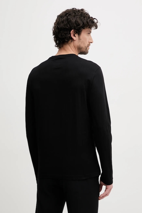 Odzież Armani Exchange longsleeve bawełniany XM000364.AF12308.NOS czarny