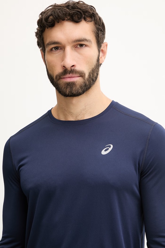 Μακρυμάνικο μπλουζάκι για τρέξιμο Asics Core σκούρο μπλε 2011D219