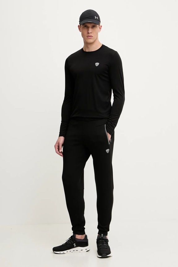 EA7 Emporio Armani hosszú ujjú PJRGZ.8NPT17 fekete SS26