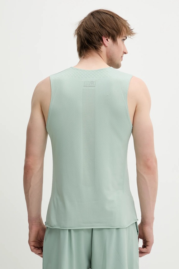 Odzież MM6 Maison Margiela x Salomon t-shirt SH0NL0005.M20101 zielony