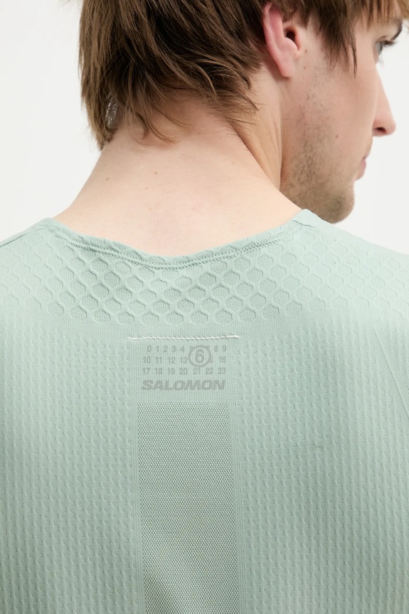 MM6 Maison Margiela x Salomon t-shirt SH0NL0005.M20101 zielony