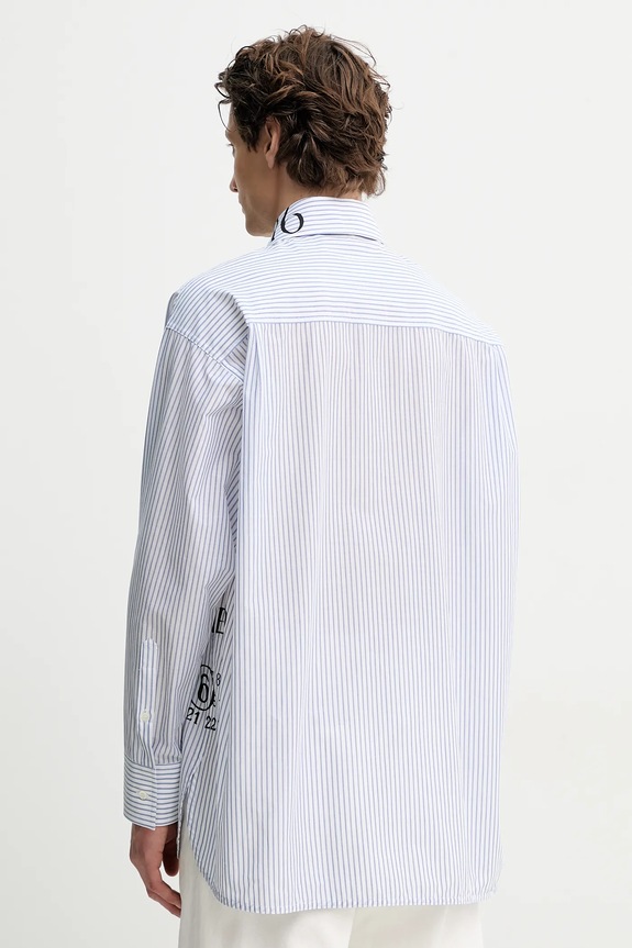 Odjeća Pamučna košulja MM6 Maison Margiela SH0DT0014.M35251 bijela