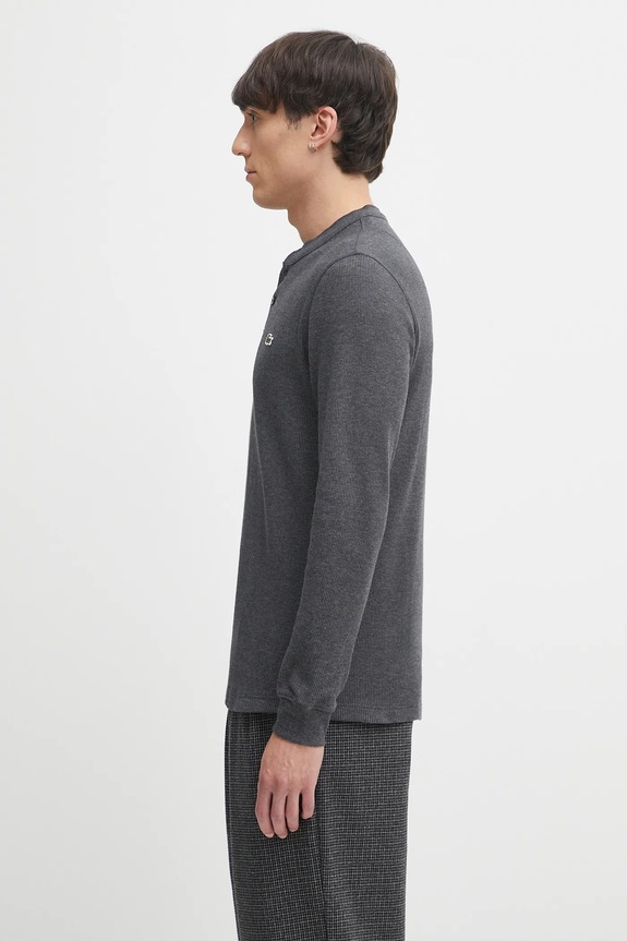 Lacoste longsleeve TH0035 szary AW25