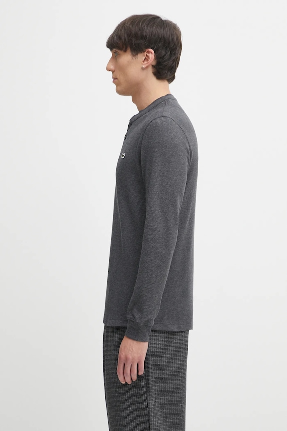 Lacoste longsleeve TH0035 szary AW25
