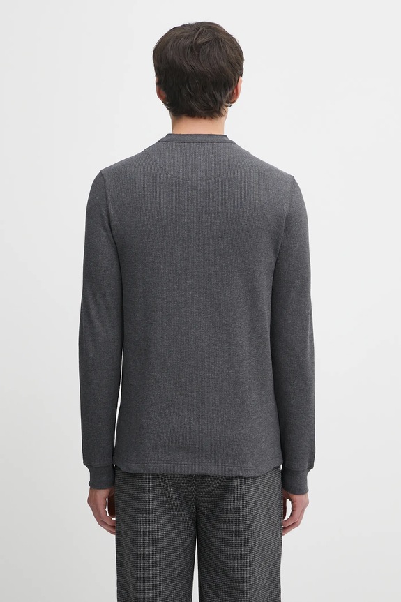 Odzież Lacoste longsleeve TH0035 szary