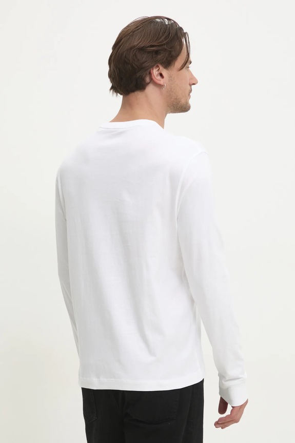 Odzież Guess Jeans longsleeve bawełniany M5RI84.K8HM0 biały