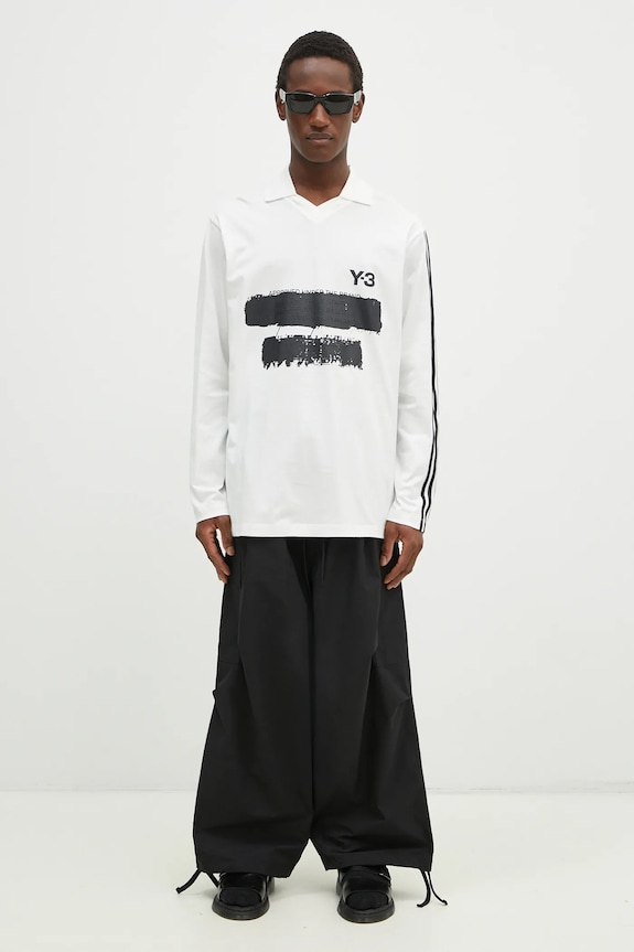 Y-3 longsleeve shirt Graphic Longsleeve Tee JM3233 white