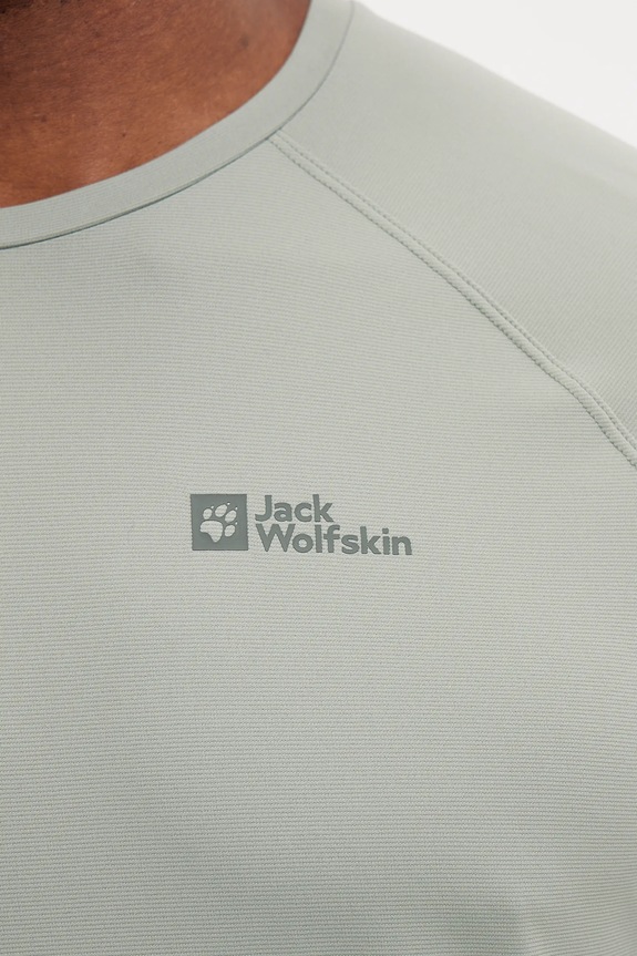 Αθλητικό μακρυμάνικο Jack Wolfskin Prelight Swift A63803 πράσινο