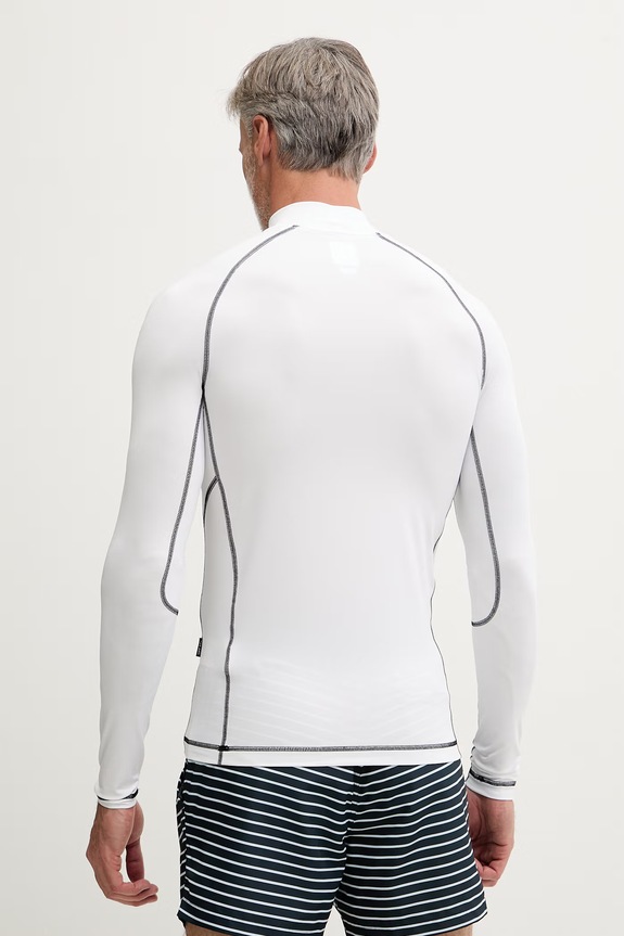 Oakley plavky longsleeve pánsky T-shirt do plávania FOA406870 biela SS26