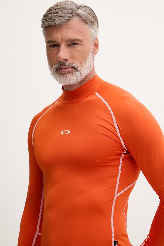 Oblečenie Oakley plavky longsleeve pánske FOA406870 oranžová