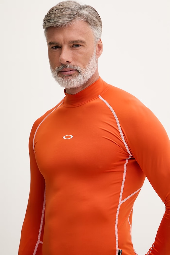 Oblečenie Oakley plavky longsleeve pánske FOA406870 oranžová