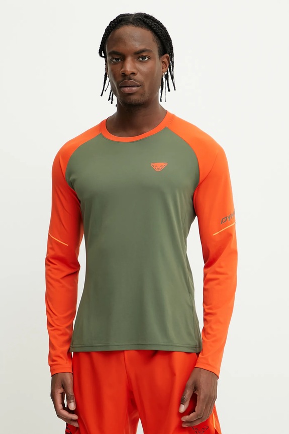 Dynafit longsleeve sportivo Alpine Pro regolare verde 08.0000071156