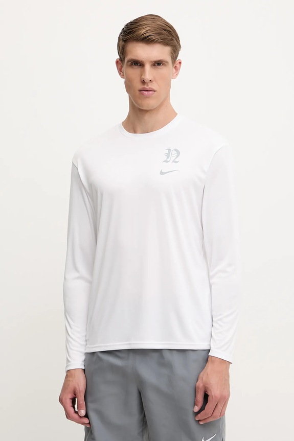 Nike longsleeve de trening sporturi acvatice alb NESSF474