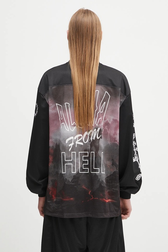 Aries longsleeve Ramscape Airtex LS Tee AR4005003 negru