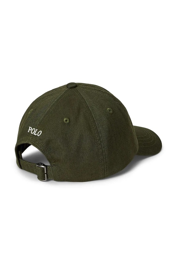 Polo Ralph Lauren czapka z daszkiem bawełniana dziecięca 322785653063 zielony SS25