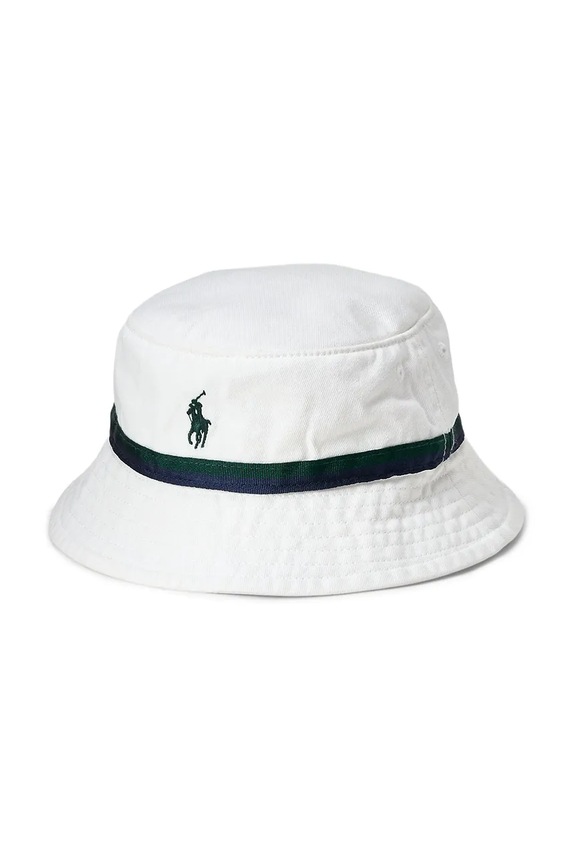 Polo Ralph Lauren gyerek pamut sapka Wimbledon collection 320970406001 fehér SS25