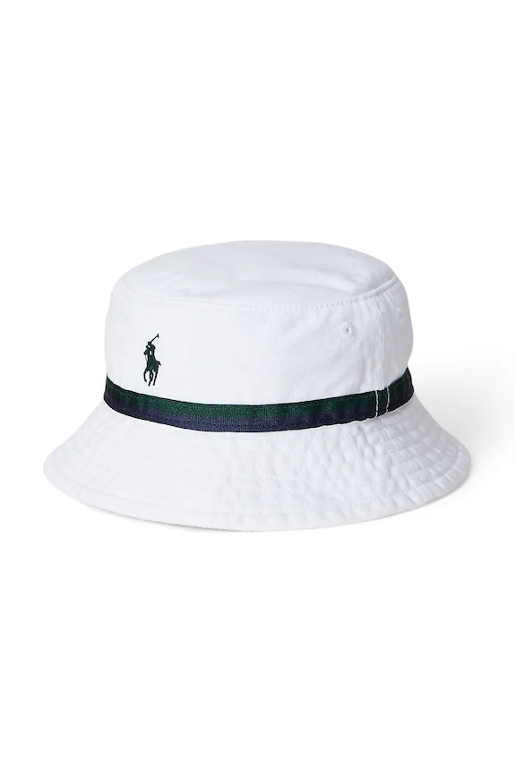 Polo Ralph Lauren gyerek pamut sapka Wimbledon collection 323970406001 fehér SS25
