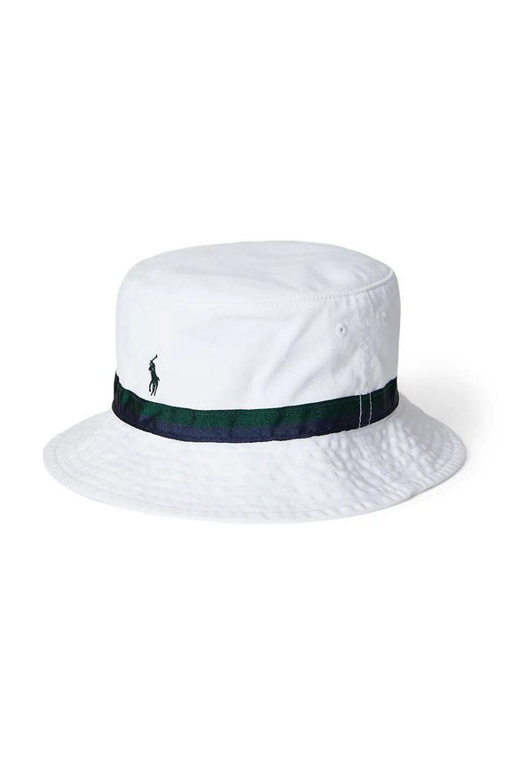 Polo Ralph Lauren gyerek pamut sapka Wimbledon collection 322970406001 fehér SS25