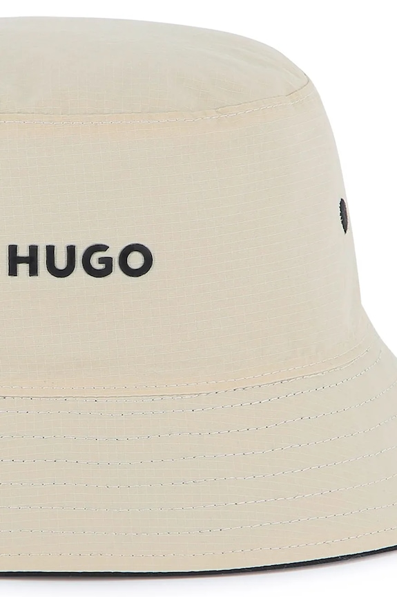 Дитячий двосторонній бавовняний капелюх HUGO G00309