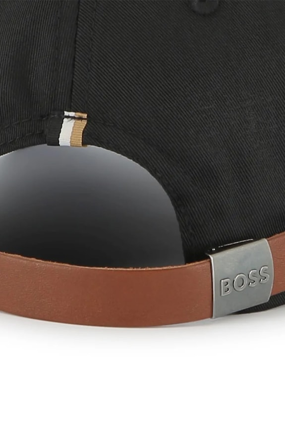 BOSS czapka z daszkiem dziecięca czarny J51685