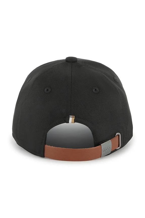 BOSS czapka z daszkiem dziecięca J51685 czarny