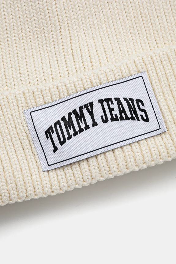 Αξεσουάρ Σκούφος Tommy Jeans AW0AW16993 μπεζ