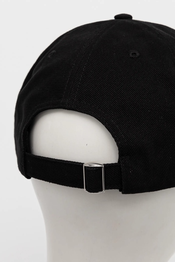 Tommy Jeans czapka z daszkiem bawełniana AW0AW16992 czarny SS25
