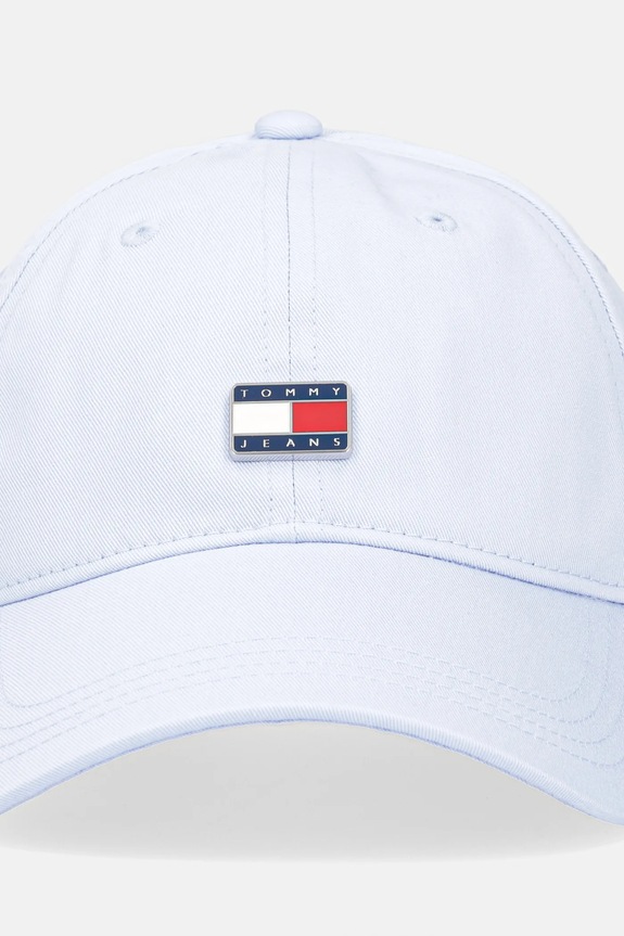 Bavlnená šiltovka Tommy Jeans AW0AW16986 modrá SS25