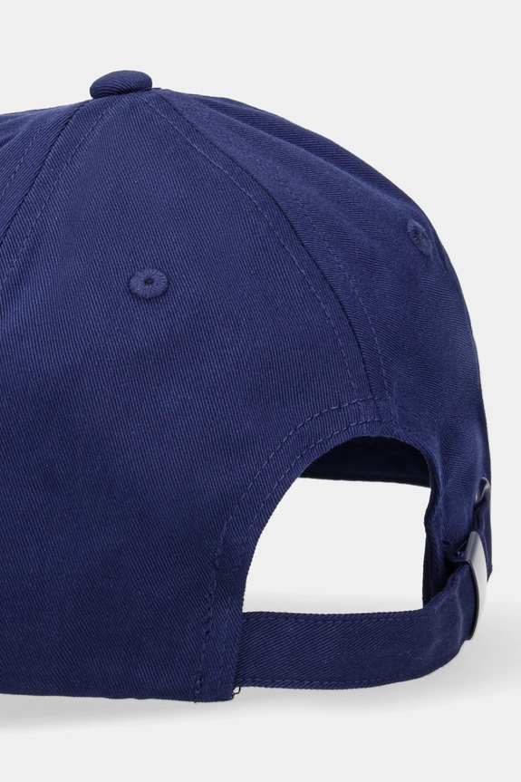 Akcesoria Tommy Jeans czapka z daszkiem bawełniana AW0AW16986 granatowy