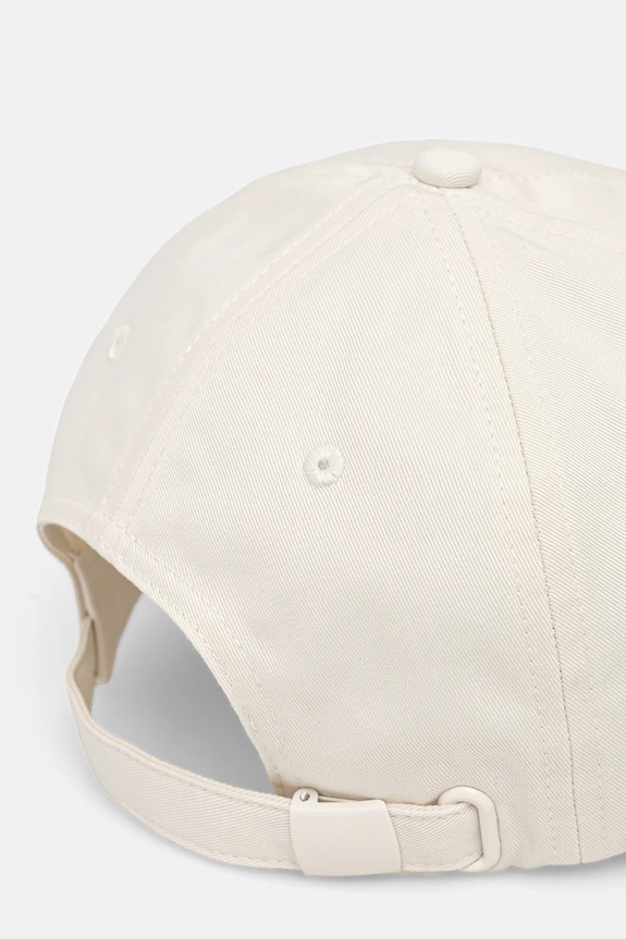 Akcesoria Tommy Jeans czapka z daszkiem damska bawełniana AW0AW16991 beżowy