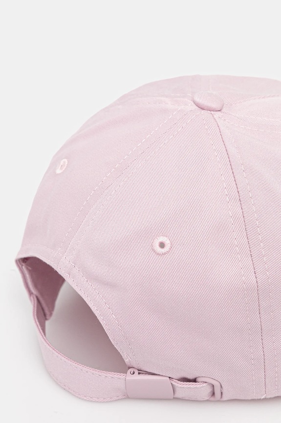 Akcesoria Tommy Jeans czapka z daszkiem damska bawełniana AW0AW16991 różowy