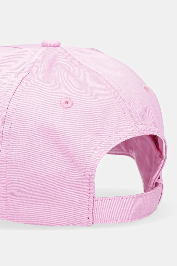 Doplnky Tommy Jeans čiapka so šiltom dámska bavlnená AW0AW16991 ružová