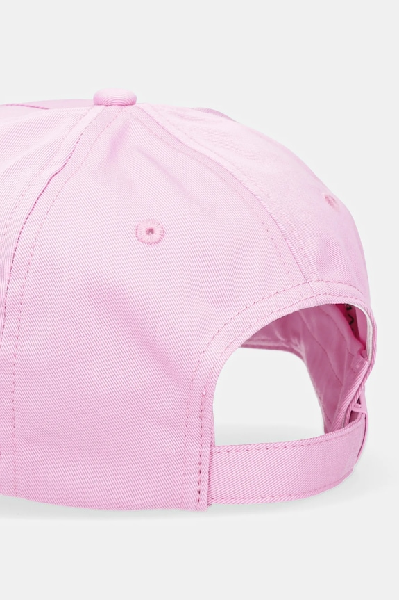 Doplnky Tommy Jeans čiapka so šiltom dámska bavlnená AW0AW16991 ružová