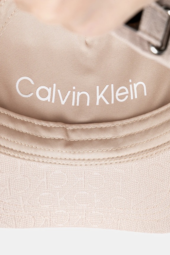 Šiltovka Calvin Klein béžová K60K612871
