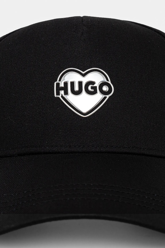 Καπέλο HUGO 50535853 μαύρο SS25