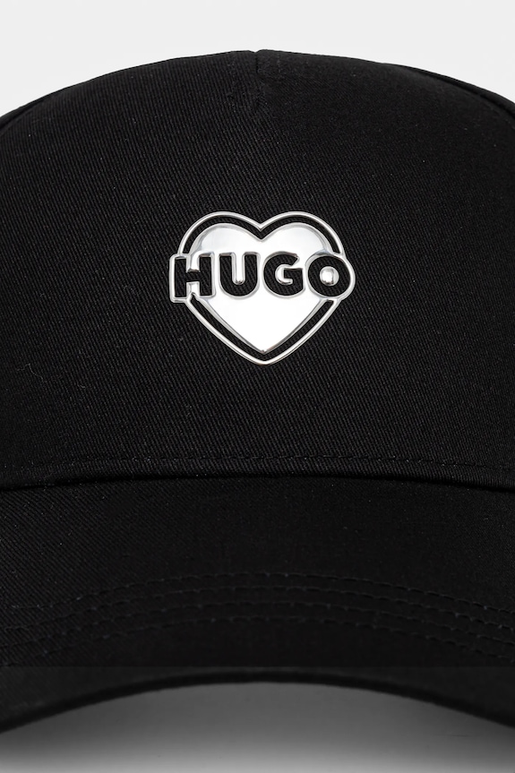 Καπέλο HUGO 50535853 μαύρο SS25