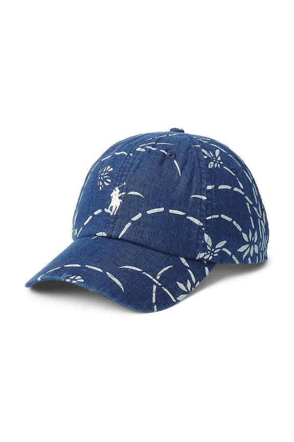 Plátenná čiapka Polo Ralph Lauren ostatné modrá 211967359