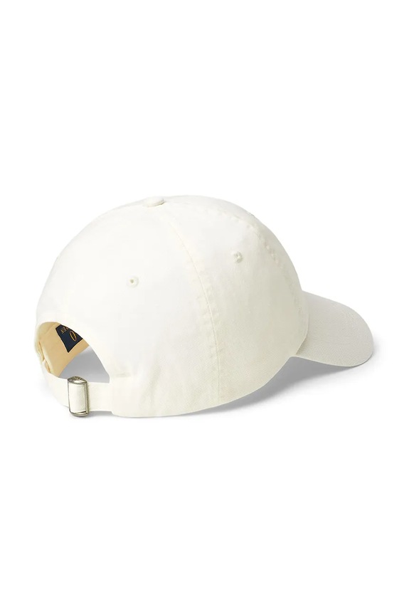 Polo Ralph Lauren czapka z daszkiem bawełniana 211967360 biały SS25