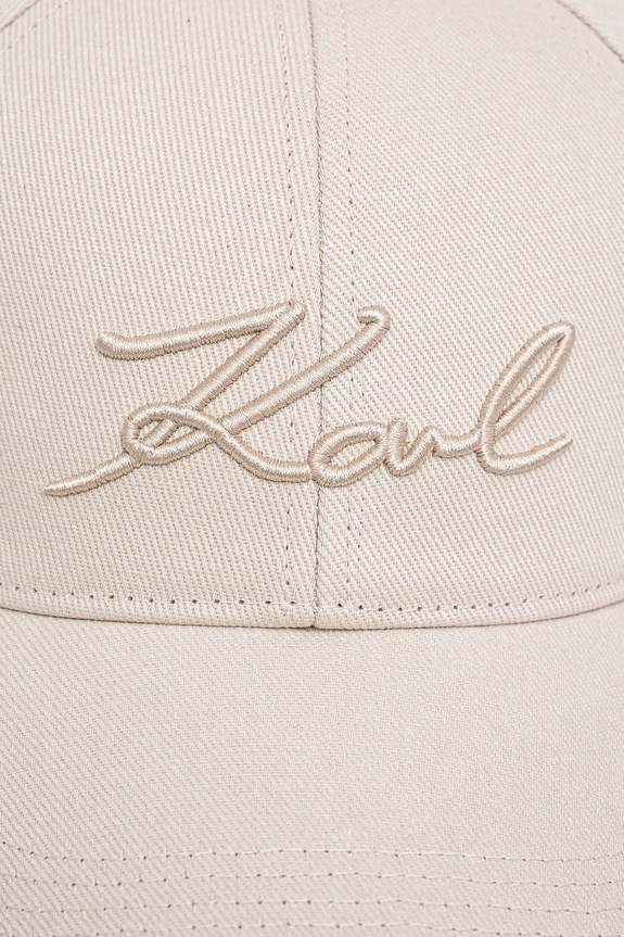 Šiltovka Karl Lagerfeld K/SIGNATURE A1W33069 béžová AA00